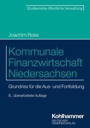 Cover von Kommunale Finanzwirtschaft Niedersachsen
