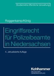 Cover von Eingriffsrecht für Polizeibeamte in Niedersachsen