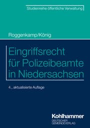 Cover von Eingriffsrecht für Polizeibeamte in Niedersachsen