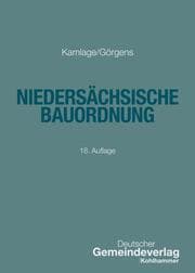 Cover von Niedersächsische Bauordnung