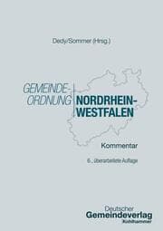 Cover von Gemeindeordnung Nordrhein-Westfalen