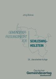 Cover von Gemeindeverfassungsrecht für Schleswig-Holstein
