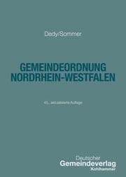 Cover von Gemeindeordnung Nordrhein-Westfalen