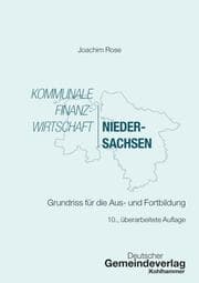 Cover von Kommunale Finanzwirtschaft Niedersachsen