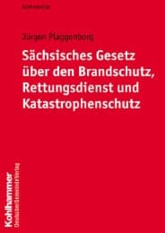 Cover von Sächsisches Gesetz über den Brandschutz, Rettungsdienst und Katastrophenschutz