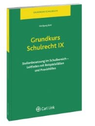 Cover von Grundkurs Schulrecht IX