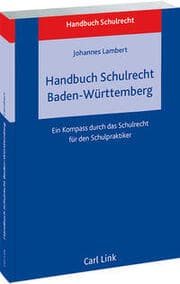 Cover von Handbuch Schulrecht Baden-Württemberg