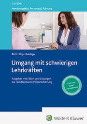 Cover von Umgang mit Lehrkräften in schwierigen Situationen