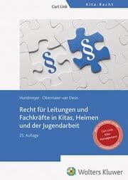 Cover von Recht für Leitungen und Fachkräfte in Kitas, Heimen und der Jugendarbeit