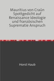 Cover von Mauritius von Craûn Spottgedicht auf Renaissance Ideologie und französischen Suprematie Anspruch