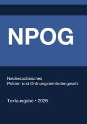 Cover von NPOG - Niedersächsisches Polizei- und Ordnungsbehördengesetz 2026