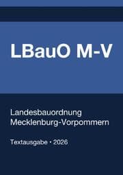 Cover von LBauO M-V - Landesbauordnung Mecklenburg-Vorpommern 2026