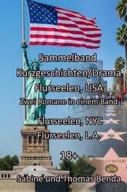 Cover von Sammelband Kurzgeschichten/Drama Flurseelen, USA - Zwei Romane in einem Band