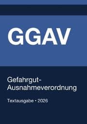 Cover von GGAV 2002 - Gefahrgut-Ausnahmeverordnung (Deutschland) 2026