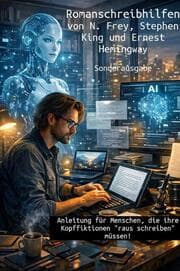 Cover von Romanschreibhilfen von N. Frey - Stephen King - Ernest Hemingway