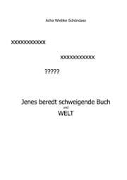 Cover von Jenes beredt schweigende Buch