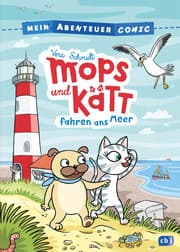 Cover von Mein Abenteuercomic - Mops und Kätt fahren ans Meer