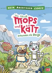 Cover von Mein Abenteuercomic - Mops und Kätt erkunden die Berge