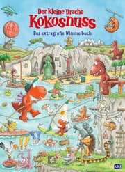 Cover von Der kleine Drache Kokonsnuss - Das extragroße Wimmelbuch