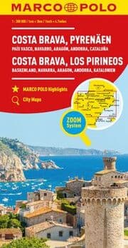 Cover von MARCO POLO Regionalkarte Costa Brava, Pyrenäen 1:300.000
