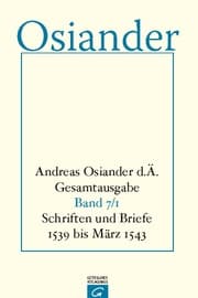 Cover von Schriften und Briefe 1539 bis März 1543