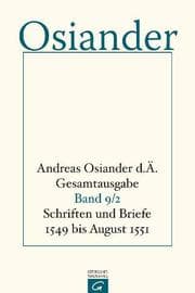 Cover von Schriften und Briefe 1549 bis August 1551