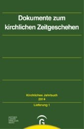 Cover von Dokumente zum kirchlichen Zeitgeschehen
