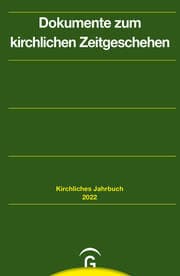 Cover von Dokumente zum kirchlichen Zeitgeschehen