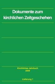 Cover von Dokumente zum kirchlichen Zeitgeschehen