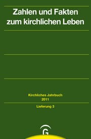 Cover von Zahlen und Fakten zum kirchlichen Leben