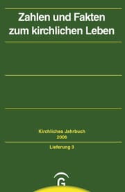 Cover von Zahlen und Fakten zum kirchlichen Leben