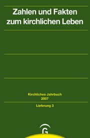 Cover von Zahlen und Fakten zum kirchlichen Leben