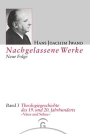 Cover von Theologiegeschichte des 19. und 20. Jahrhunderts