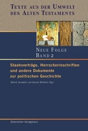 Cover von Texte aus der Umwelt des Alten Testaments - Neue Folge 2