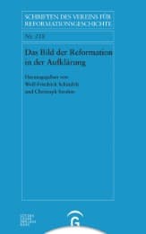 Cover von Das Bild der Reformation in der Aufklärung