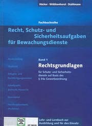 Cover von Recht, Schutz- und Sicherheitsaufgaben für Bewachungsdienste