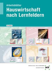 Cover von Arbeitsblätter mit eingetragenen Lösungen Hauswirtschaft nach Lernfeldern