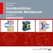 Cover von Arbeitsheft mit eingetragenen Lösungen auf CD Grundkenntnisse Industrielle Metallberufe