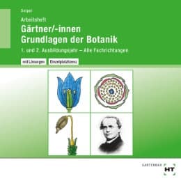 Cover von Arbeitsheft mit eingetragenen Lösungen Gärtner/-innen Grundlagen der Botanik