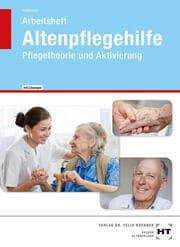 Cover von Arbeitsheft mit eingetragenen Lösungen Altenpflegehilfe