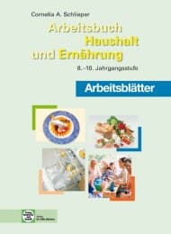 Cover von Arbeitsblätter Arbeitsbuch Haushalt und Ernährung