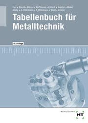 Cover von Tabellenbuch für Metalltechnik