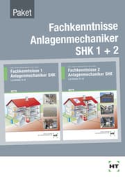 Cover von Paketangebot Fachkenntnisse Anlagenmechaniker SHK 1 + 2