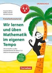 Cover von Wir lernen und üben Mathematik im eigenen Tempo! - Klasse 1/2