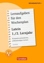 Cover von Lernaufgaben für den Wochenplan - Latein - 1./2. Lernjahr