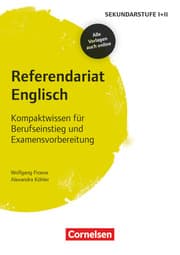 Cover von Referendariat Englisch