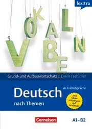 Cover von Lextra - Deutsch als Fremdsprache - Grund- und Aufbauwortschatz nach Themen - A1-B2