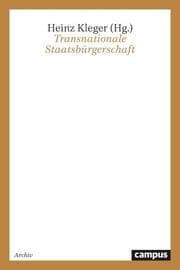 Cover von Transnationale Staatsbürgerschaft