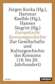 Cover von Europäische Konsumgeschichte
