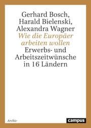 Cover von Wie die Europäer arbeiten wollen